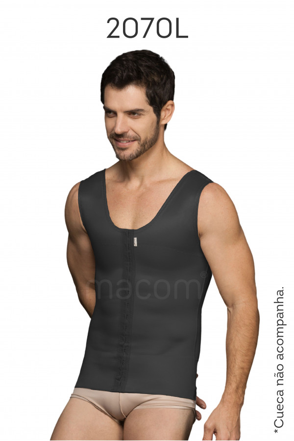 Colete masculino para ginecomastia longo 2070LGGPESS1